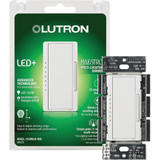 Lutron Maestro Halogen/Incandescent/LED/CFL White Digital Slide Dimmer Switch
