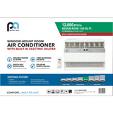 Perfect Aire 12,000 BTU 550 Sq. Ft. Window Air Conditioner with Electric Heater