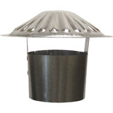 S & K Galvanized Steel 4 In. x 6-3/4 In. Vent Pipe Cap D-284