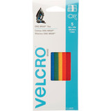 VELCRO Brand One-Wrap 1/2 In. x 8 In. Assorted Hook & Loop Tie (5 Ct.) 90438