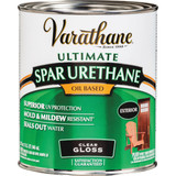 Varathane Gloss Clear Exterior Spar Urethane, 1 Qt.