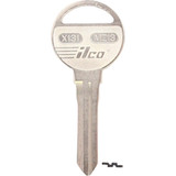 ILCO Mazda Nickel Plated Automotive Key, MZ13 / X131 (10-Pack) AF01060083