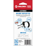 VELCRO Brand One-Wrap 1-2 In. x 8 In. Black Hook & Loop Tie (5 Ct.) 91426 616266
