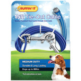Westminster Pet Ruffin' it Medium-Duty Medium Dog Tie-Out Cable, 15 Ft. 29115