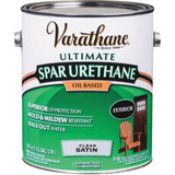 Varathane Satin Clear Exterior Low VOC Spar Urethane, 1 Gal.