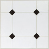 Home Impressions Black Diamond 12 In. x 12 In. Vinyl Floor Tile (45 Sq. Ft./Box)