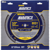 Irwin Marathon 10 In. 80-Tooth Trim/Finish Circular Saw Blade