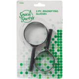 Smart Savers 5X Magnifying Glass (2-Pack) CC501040 Pack of 12