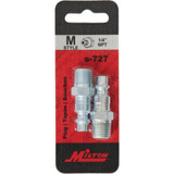 Milton M-Style 1/4" Male NPT Plug (2-Pack)