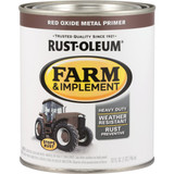 Rust-Oleum 1 Quart Red Oxide Metal Primer Gloss Farm & Implement Enamel 280151