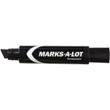 Marks-A-Lot Black Jumbo Chisel Tip Permanent Marker 24138