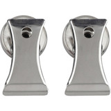 Master Magnetics 1 In. Dia. Chrome Magnetic Note Holder Clip (2-Pack) 07219