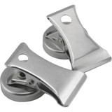 Master Magnetics 1 In. Dia. Chrome Magnetic Note Holder Clip (2-Pack) 07219 352349