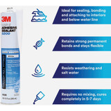 3M 10 Oz. White Marine Adhesive Sealant 5200