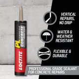 Loctite Pl 10.2 Oz Limestone Gray Concrete Sealant 1618522 276251