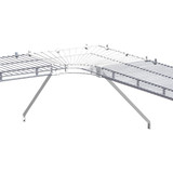 ClosetMaid 16 In. Shelf & Rod Wire Closet Corner Shelf Kit, White