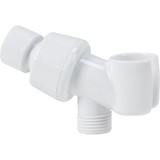 Home Impressions White Plastic Shower Bracket 480347