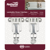 National Zinc-Plated Finish Lockable Draw Catch (2-Count)