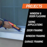 Loctite PL S40 10 Oz. Polyurethane Window, Door, & Siding Sealant, White 1618182 784311