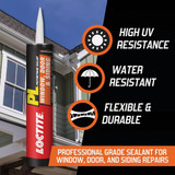 Loctite PL S40 10 Oz. Polyurethane Window, Door, & Siding Sealant, White 1618182 784311