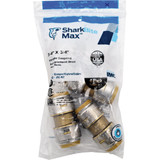 SharkBite 3-4 In. Push-to-Connect Straight Brass Coupling (4-Pack) UR016A4 435548