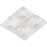 Do it 1/2 In. Square Opaque Furniture Bumpers, (9-Count) 227285