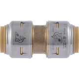 SharkBite 1-2 In. Push-to-Connect Straight Brass Coupling (4-Pack) UR008A4 410769
