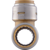 SharkBite 3-4 In. x 3-4 In. x 3-4 In. Brass Push-to-Connect Tee UR370A 461949