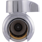 SharkBite 1-2 In. x 1-4 In. Compression Brass Straight Stop Valve UR23337 400421