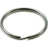 Lucky Line Tempered Steel Nickel-Plated 1/2 In. Key Ring (100-Pack) 76000