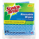 Scotch-Brite Reusable Cleaning Wipes (5-Count)