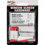 Prime-Line 7/16 In. Mill Hanger & Latch (2-Pack)