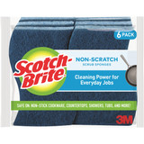 Scotch-Brite Zero Scratch Scrub Sponge, 4.4 In. x 2.6 In. x 0.7 In. 526-6
