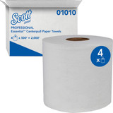 Kimberly Clark Scott Essential Center-Pull Flow Roll Towel (4-Count) 01010