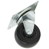 Shepherd Hardware 3 In. General-Duty Soft Rubber Swivel Plate Caster
