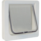 Ideal Pet 6-1/4 In. x 6-1/4 In. Small Plastic White Pet Door PCF