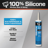 DAP 9.8 Oz. Window, Door & Siding Silicone Sealant, Almond