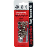 Lord & Hodge Metal Snap Fastener Kit Canvas to Hard Surface (6 Ct.) 1110