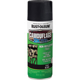 Rust-Oleum Camouflage 2X Ultra Cover 12 Oz. Flat Spray Paint, Black 279179 781022