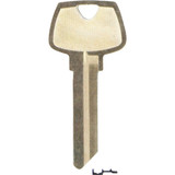 ILCO Sargent Nickel Plated Silver House Key, 01007LA / O1007LA (10-Pack)