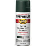 Rust-Oleum Stops Rust Decor 12 Oz. Satin Spray Paint, Hunter Green 7732830