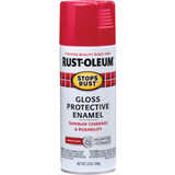 Rust-Oleum Stops Rust Carnival Red Gloss 12 Oz. Anti-Rust Spray Paint 7763830