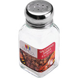 Gemco 2 Oz. Glass Square Salt & Pepper Shaker Set 5078614