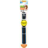 Lupine 1 In. Reflective Green-Diamond Adjustable Dog Collar