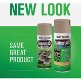 Rust-Oleum Camouflage 2X Ultra Cover 12 Oz. Flat Spray Paint, Khaki 279177 781039