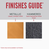Rust-Oleum Stops Rust Hammered Paint, Silver, 1 Qt. 7213502 780964