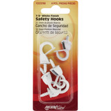 Hillman Anchor Wire 7/8 In. White Spring Safety Hook 122238