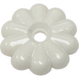 United States Hardware White Rosette without Screws (100-Count)