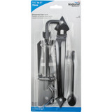 National Hardware Satin Black Heavy-Duty Gate Latch