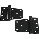 National 3-1/2 In. Black Heavy-Duty Gate Hinge Set (2 Count) N342592